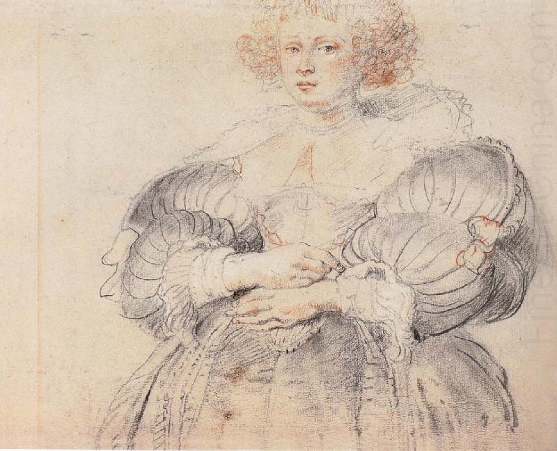 Peter Paul Rubens Girl sketch china oil painting image